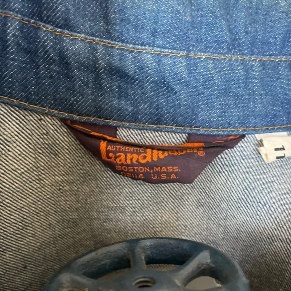 Vintage Landlubber Denim Button Down Shirt Dress S - Picture 4 of 10